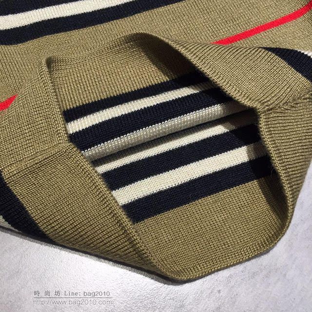Burberry短褲 19春夏新款羊絨短褲 巴寶莉條紋褲  tzy1804